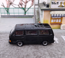 Load image into Gallery viewer, Master 1:64 Black VW B32 T3 Multivan Van Camper Diecast Model Metal Car New