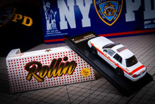 Load image into Gallery viewer, Rollin 1:64 HEC White NYCSO CV CROWN VICTORIA Model Diecast Metal Car New Collection