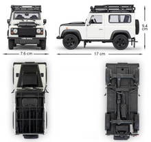 Load image into Gallery viewer, WELLY 1:24 Defender 90 SUV Off Road Classic Model Diecast Metal Car Display