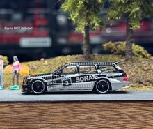 Load image into Gallery viewer, YS 1:64 Black S124 Wagon Widebody Sports Model Diecast Metal Car New Collection