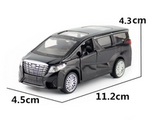 Load image into Gallery viewer, CCA 1:43 TOYOTA Alphard MPV Mini Van Sports Model Toy Diecast Metal Car BN