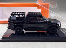 Load image into Gallery viewer, GCD 1:64 Black Tundra Pickup Truck MK3 XK70 TRD Pro Model Diecast Metal Car