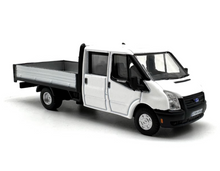 Load image into Gallery viewer, 1:76 White Transit Double Cab Delivery Truck Model Diecast Metal Car New