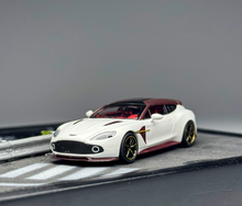 Load image into Gallery viewer, King 1:64 White Vanquish Zagato Touring Sports Model Diecast Metal Car New Collection