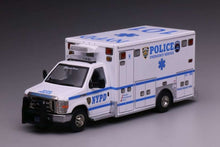 Load image into Gallery viewer, 1:64 596 White E450 Ambulance Police Emergency Van Model Diecast Metal Car New Collection