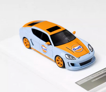 Load image into Gallery viewer, MK 1:64 Blue Gulf Gemballa Coupe Sports Model Diecast Resin Car New Collection