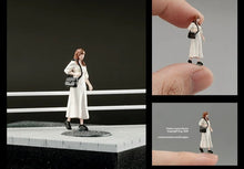 Load image into Gallery viewer, 1:64 Painted Figure Model Miniature Resin Diorama Toy Sand White Dress Lady Bag