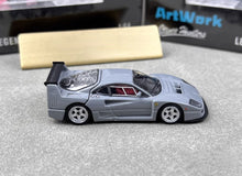 Load image into Gallery viewer, SH 1:64 Grey F40 LM Super Racing Sports Model Diecast Metal Car New