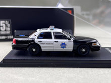 Load image into Gallery viewer, Rollin 1:64 SFPD Police Dog CV CROWN VICTORIA Model Diecast Metal Car New Collection