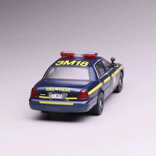 Load image into Gallery viewer, 1:64 596 Blue State Trooper Police Crown Victoria CV Model Diecast Metal Car