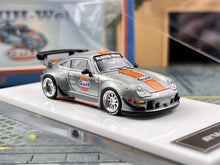 Load image into Gallery viewer, FS 1:64 Silver Gulf RWB 993 GT Racing Sports Model Diecast Metal Car New Collection