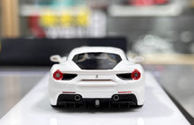 Load image into Gallery viewer, 1:64 CL White 488 GTB Hard Top Sports Model Diecast Resin Car New Collection
