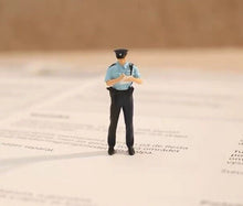 Load image into Gallery viewer, 1:64 Painted Figure Mini Model Miniature Diorama Sand Hong Kong Police Man Toy Collection