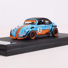 Load image into Gallery viewer, HKM 1:64 RWB Gulf Beetle VW Convertible Sports Model Diecast Metal Car
