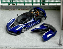 Load image into Gallery viewer, LT 1:64 Blue FXXK EVO Super Racing Sports #27 Model Diecast Metal Car New Collection