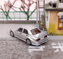 Load image into Gallery viewer, 1:64 SEEKER Silver 190E 2.5-16 Evolution Sports Model Diecast Metal Car New