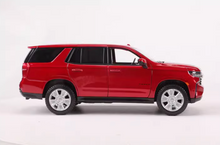 Load image into Gallery viewer, Maisto 1:26 Red 2021 Chevrolet Tahoe Full Size SUV Model Diecast Metal Car