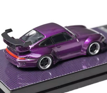 Load image into Gallery viewer, Flame 1:64 Purple Carbon RWB 993 Sports Model Diecast Metal Car New Collection