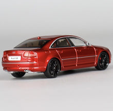 Load image into Gallery viewer, JKM 1:64 Red S8 Sedan Sports Model Diecast Metal Car New Collection