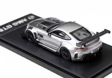 Load image into Gallery viewer, RM 1:64 Silver AMG GTS Widebody Racing Sports Model Diecast Metal Car New Collection