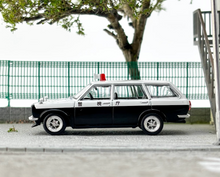 Load image into Gallery viewer, Tarmac 1:64 Datsun Bluebird 510 Wagon Police Sport Model Diecast Metal Car New Collection