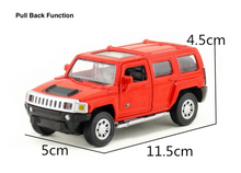 Load image into Gallery viewer, CCA 1:43 HUMMER H3 SUV Off Road Sports Model Toy Diecast Metal Car BN