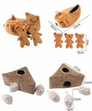 Load image into Gallery viewer, Dog Hide and Seek Toys Chew Puppy Fluffy Puzzle Interactive Toy Animal Shape Pet