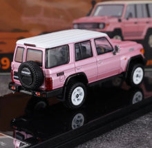 Load image into Gallery viewer, GCD 1:64 Pink Land Cruiser LC70 J76 ORV SUV Model Diecast Metal Car New Collection