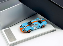 Load image into Gallery viewer, MY64 1:64 Blue Gulf #22 GT40 MK1 Racing Sports Model Diecast Resin Car New Collection