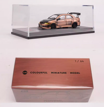 Load image into Gallery viewer, CM 1:64 JDM Bronze EVO Lancer 9 IX Widebody Sports Model Diecast Metal Car New