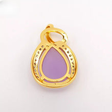 Load image into Gallery viewer, Nature Jade Water Drop Pendant Necklace Gift Jewelry charm Blessing Lucky New F