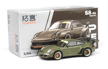 Load image into Gallery viewer, Poprace 1:64 Green RWB 997 Racing Sports Classic Model Diecast Metal Car New Collection