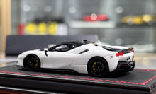 Load image into Gallery viewer, U2 1:64 White SF90 Stradale Coupe Hard Top Sports Model Diecast Resin Car New Collection