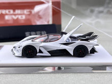Load image into Gallery viewer, DMH 1:64 White Project Evo Racing Sports Model Diecast Metal Car New Collection