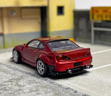 Load image into Gallery viewer, SW 1:64 Red JDM S15 Slivia Widebody Racing Sports Model Diecast Metal Car
