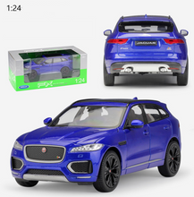 Load image into Gallery viewer, WELLY 1:24 F Pace City SUV Sports Model Diecast Metal Car Display