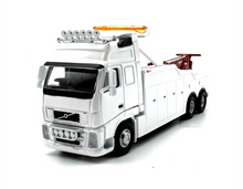 Load image into Gallery viewer, 1:76 White Volvo FH City Rescue Vehicle Tow Truck Model Diecast Metal Car New