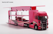 Load image into Gallery viewer, 1:64 Pink Scania S730 Enclosed Double Deck Truck Model Diecast Metal Car BN