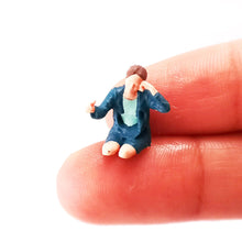 Load image into Gallery viewer, 1:64 Painted Figure Mini Model Miniature Resin Diorama Racing Toy Car Racer Red