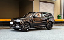 Load image into Gallery viewer, WHELART 1:64 2018 Black Range Rover Sports SUV Model Diecast Metal Car New Collection