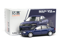 Load image into Gallery viewer, XCARTOYS 1:64 Navy Blue A6 C5 Sedan Classic Sports Model Diecast Metal Car New Collection