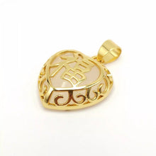 Load image into Gallery viewer, Nature Jade Heart Pendant Necklace Gift Jewelry charm Blessing Fortune Lucky m