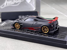 Load image into Gallery viewer, LCD 1:64 Black Carbon Imola Gold Rims Sports Model Diecast Metal Car New Collection