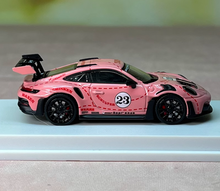 Load image into Gallery viewer, SOLO 1:64 Pink 2021 911 GT3 RS 992 #23 Sports Model Diecast Metal Car