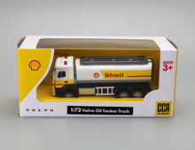 Load image into Gallery viewer, CCA 1:72 Volvo Shell Oil Tanker Truck Model Toy Diecast Metal Car BN