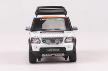 Load image into Gallery viewer, GCD 1:64 White Discovery 4 SUV Off Road Roof Rack Model Diecast Metal Car New