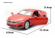Load image into Gallery viewer, CCA 1:38 BMW M850i Coupe Racing Sports Model Toy Diecast Metal Car BN