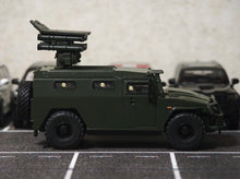 Load image into Gallery viewer, Masdi 1:64 Military Green GAZ SPM-2 Tiger Armored Model Diecast Metal Car BN