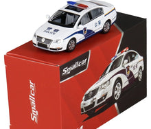 Load image into Gallery viewer, SC 1:64 White Police VW Magotan B6 Sedan Sports Model Diecast Metal Car New Collection