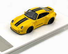 Load image into Gallery viewer, MY64 1:64 Yellow Gnuther Werks 911 400R Sports Model Diecast Resin Car New Collection